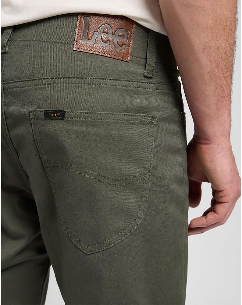 image:imageLee Mens Extreme Motion Straight Taper JeanOlive Grey