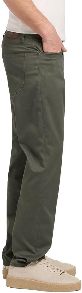 image:imageLee Mens Extreme Motion Straight Taper JeanOlive Grey