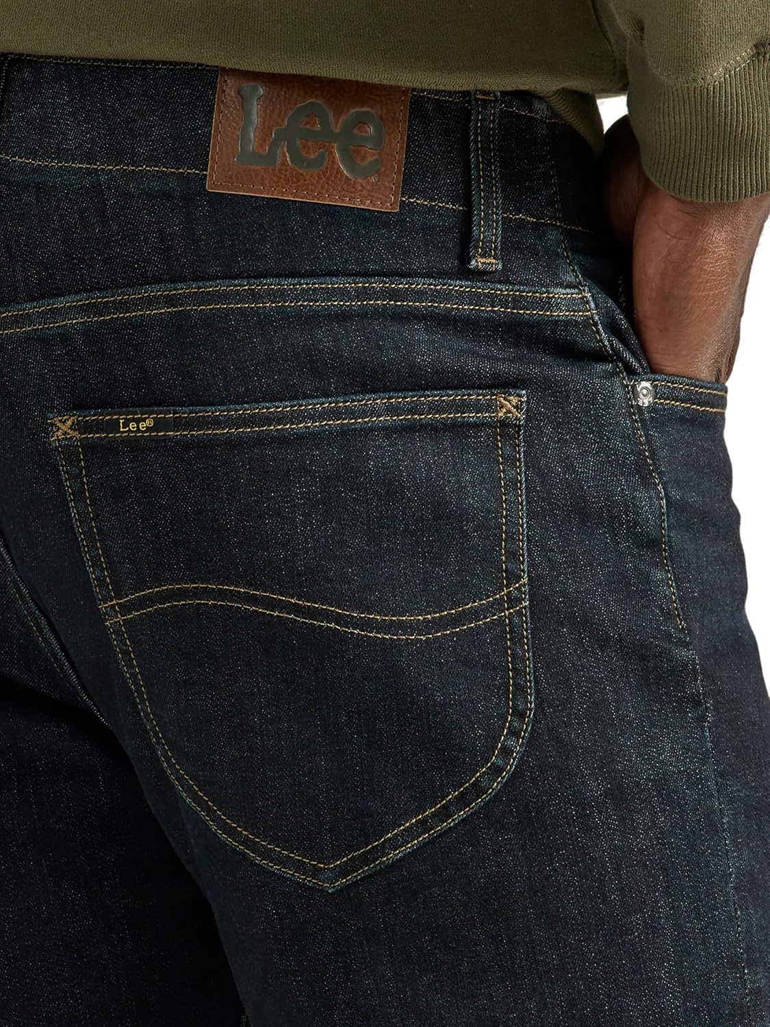 image:imageLee Mens Extreme Motion Straight Taper JeanRinse