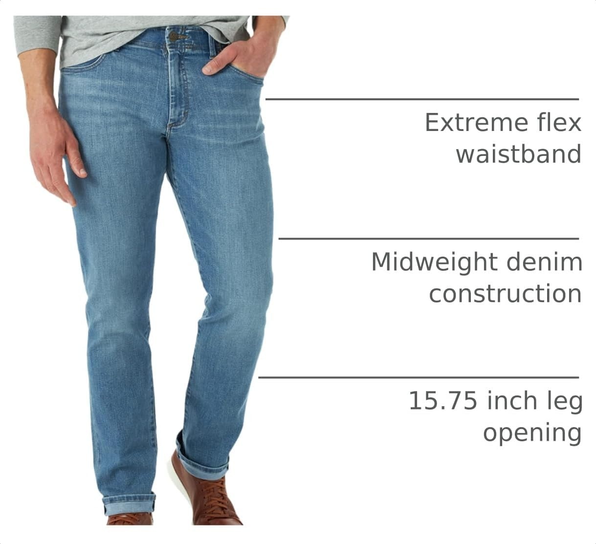 image:imageLee Mens Extreme Motion Straight Taper JeanScott