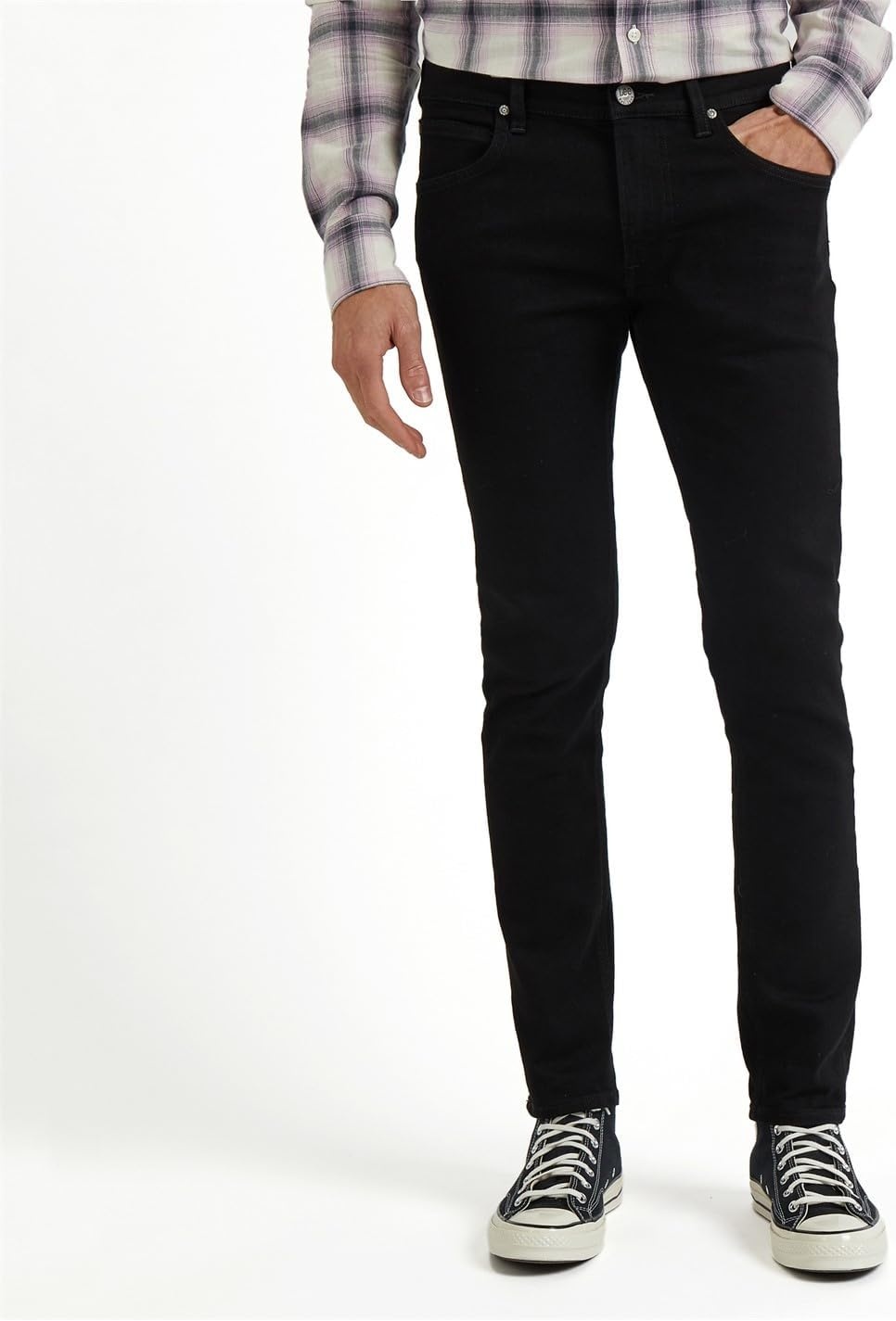 image:imageLee Mens Regular Fit Straight Leg JeanClean Black