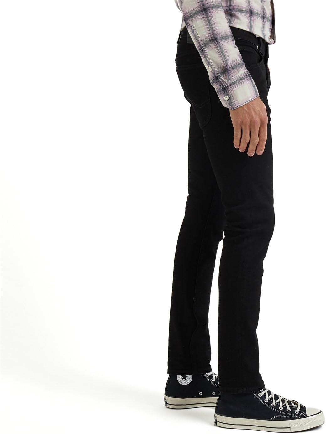 image:imageLee Mens Regular Fit Straight Leg JeanClean Black