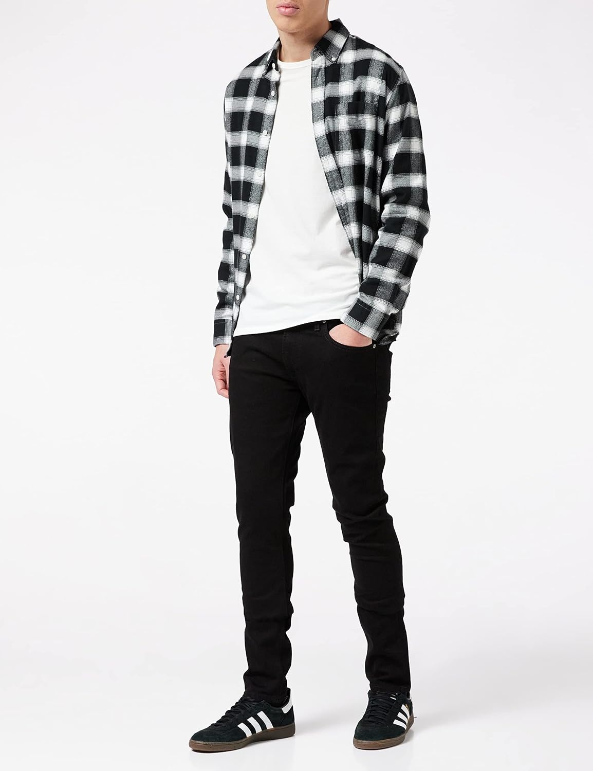 image:imageLee Mens Regular Fit Straight Leg JeanClean Black