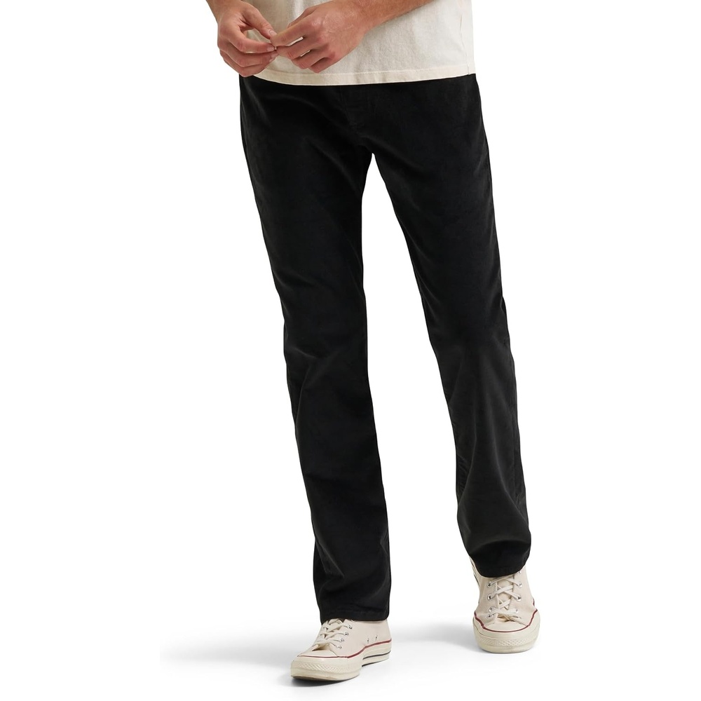 image:imageLee Mens Extreme Motion Straight Taper JeanBlack Corduroy