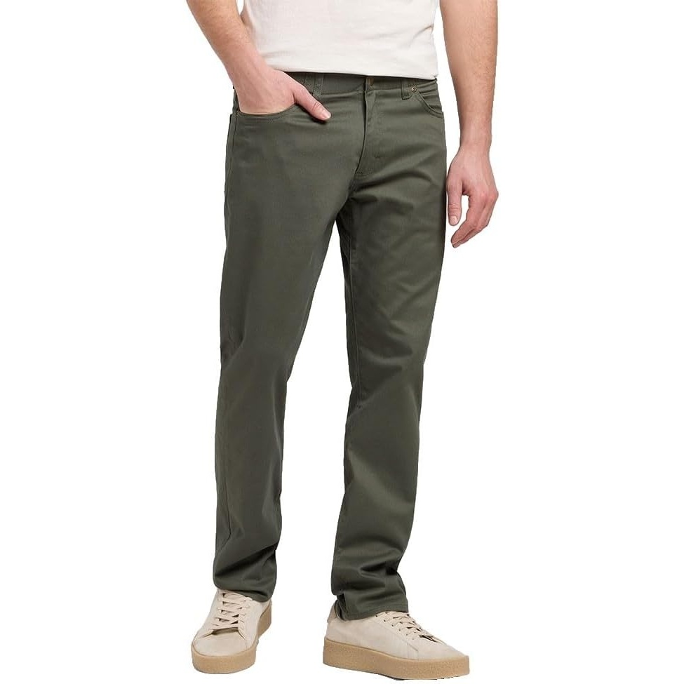 image:imageLee Mens Extreme Motion Straight Taper JeanOlive Grey