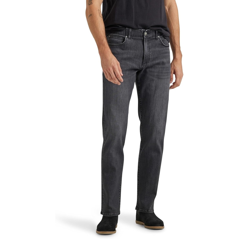 image:imageLee Mens Extreme Motion Straight Taper JeanWashed Black