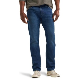 Lee Men’s Extreme Motion Regular Taper Jean(Cadence – Brushed Knit Striped Lining)