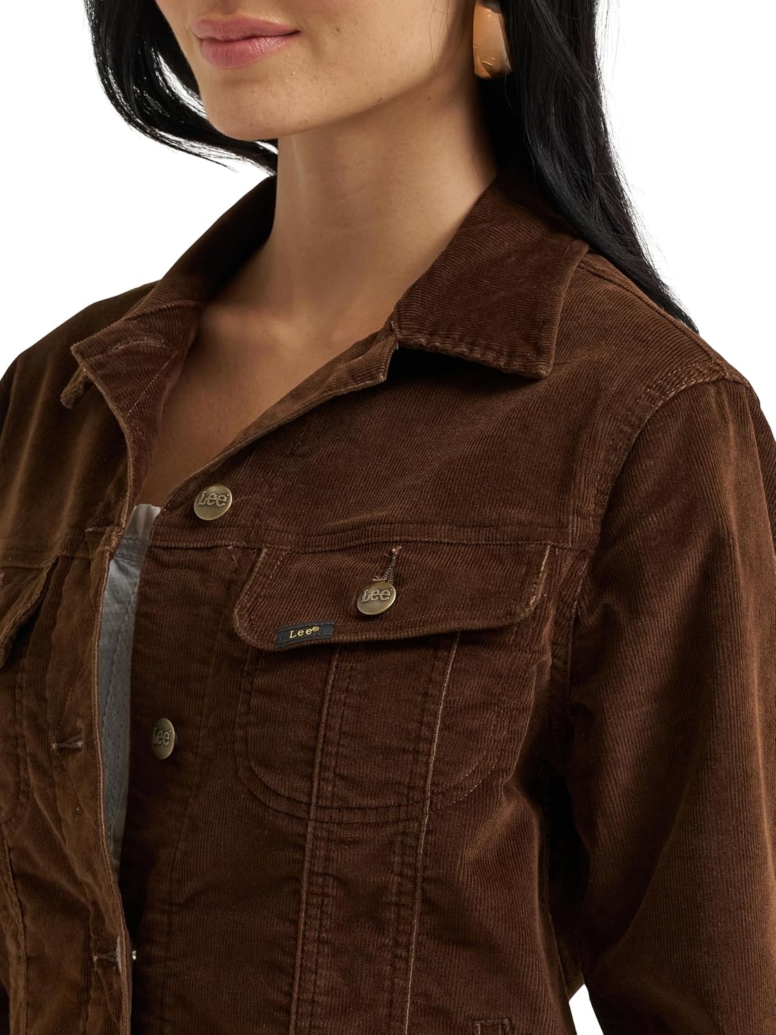 image:imageLee Womens Legendary Rider Denim JacketBistre Corduroy