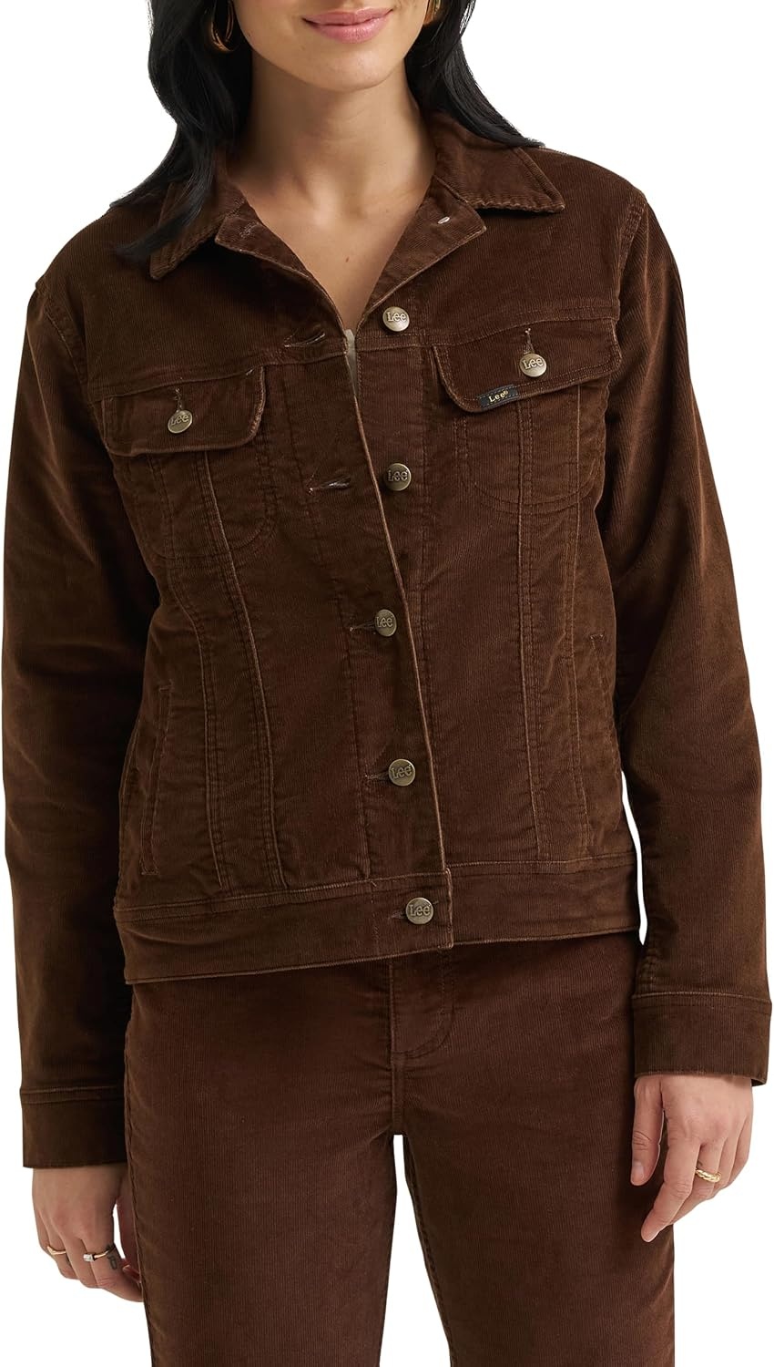 image:imageLee Womens Legendary Rider Denim JacketBistre Corduroy