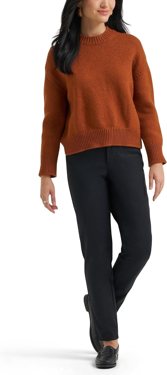 image:imageLee Womens Ultra Lux Comfort Flex Motion Straight PantBlack