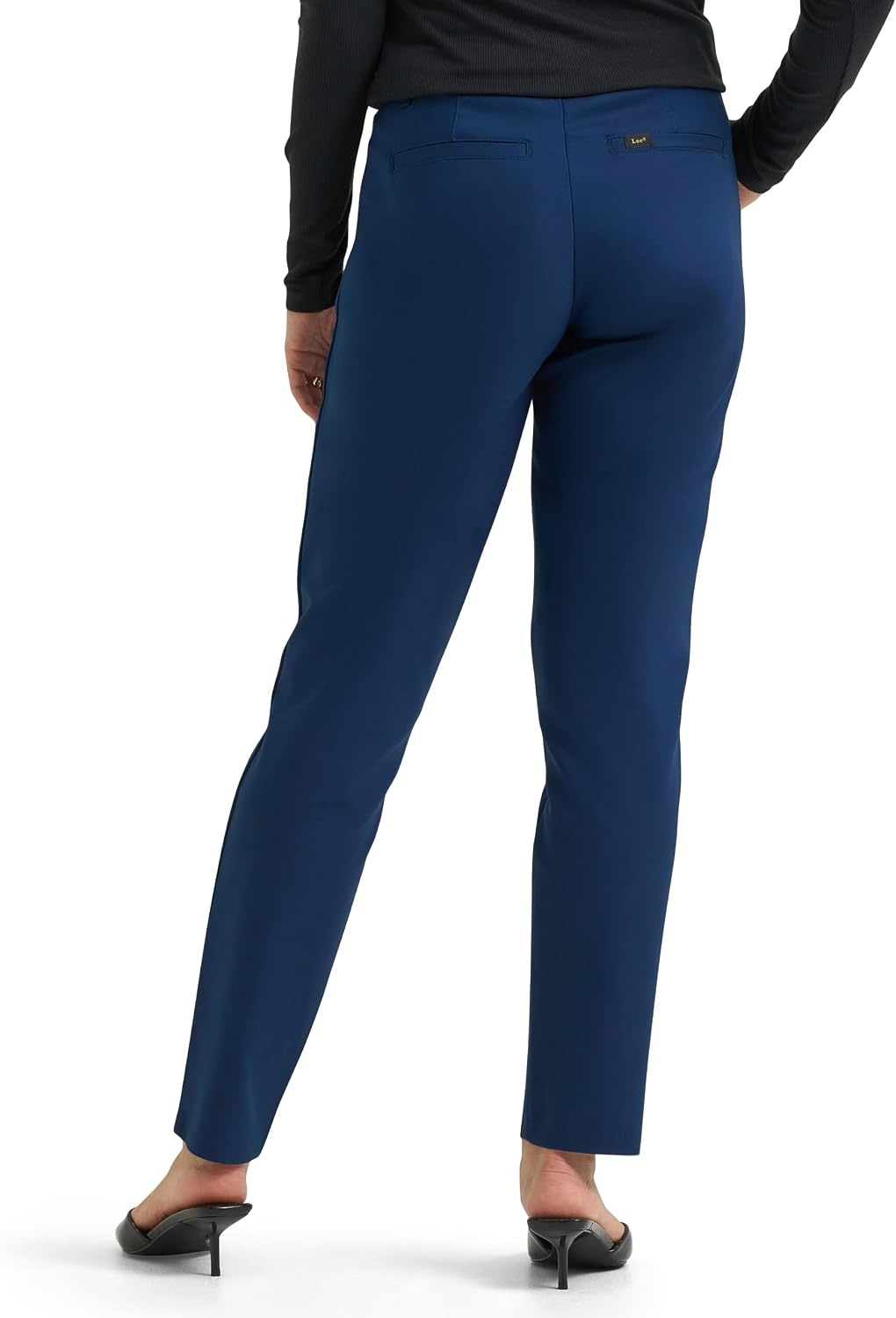 image:imageLee Womens Ultra Lux Comfort Flex Motion Straight PantEmperor Navy