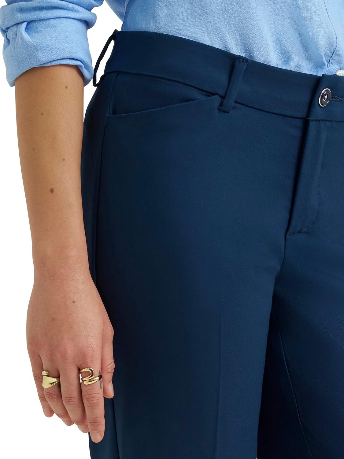 image:imageLee Womens Ultra Lux Comfort with Flex Motion Trouser PantRivet Navy