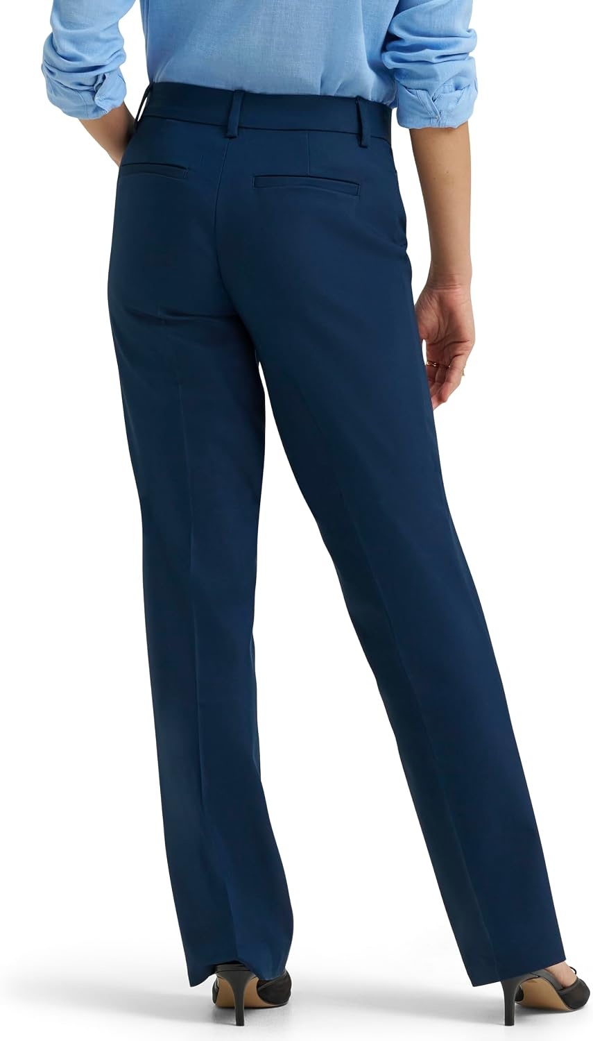 image:imageLee Womens Ultra Lux Comfort with Flex Motion Trouser PantRivet Navy