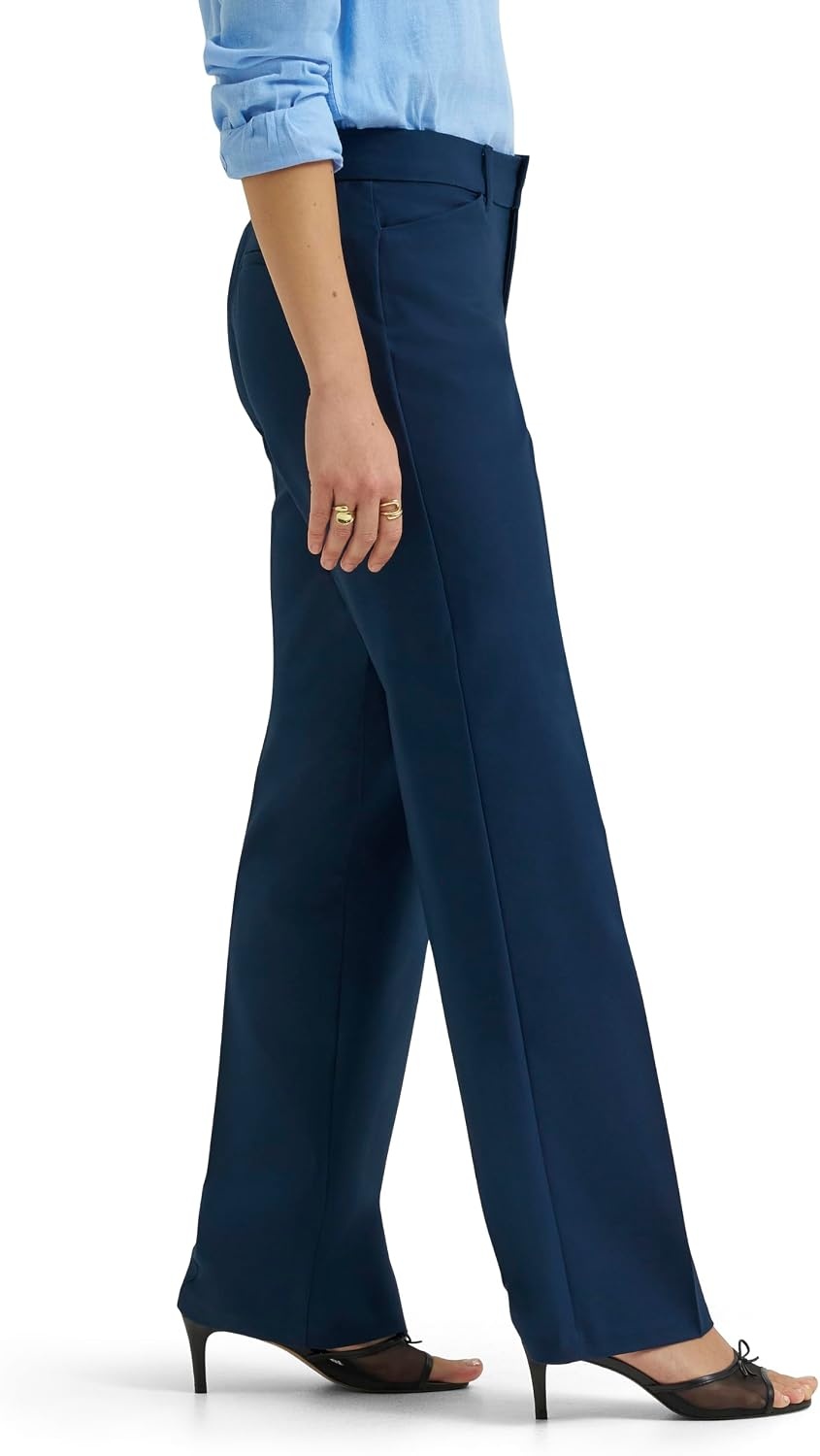 image:imageLee Womens Ultra Lux Comfort with Flex Motion Trouser PantRivet Navy