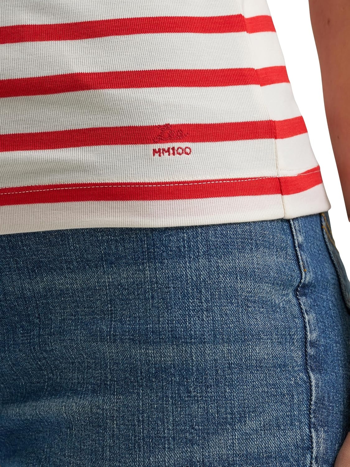 image:imageLee Womens X Marilyn Monroe Baby TeeRed White Stripe