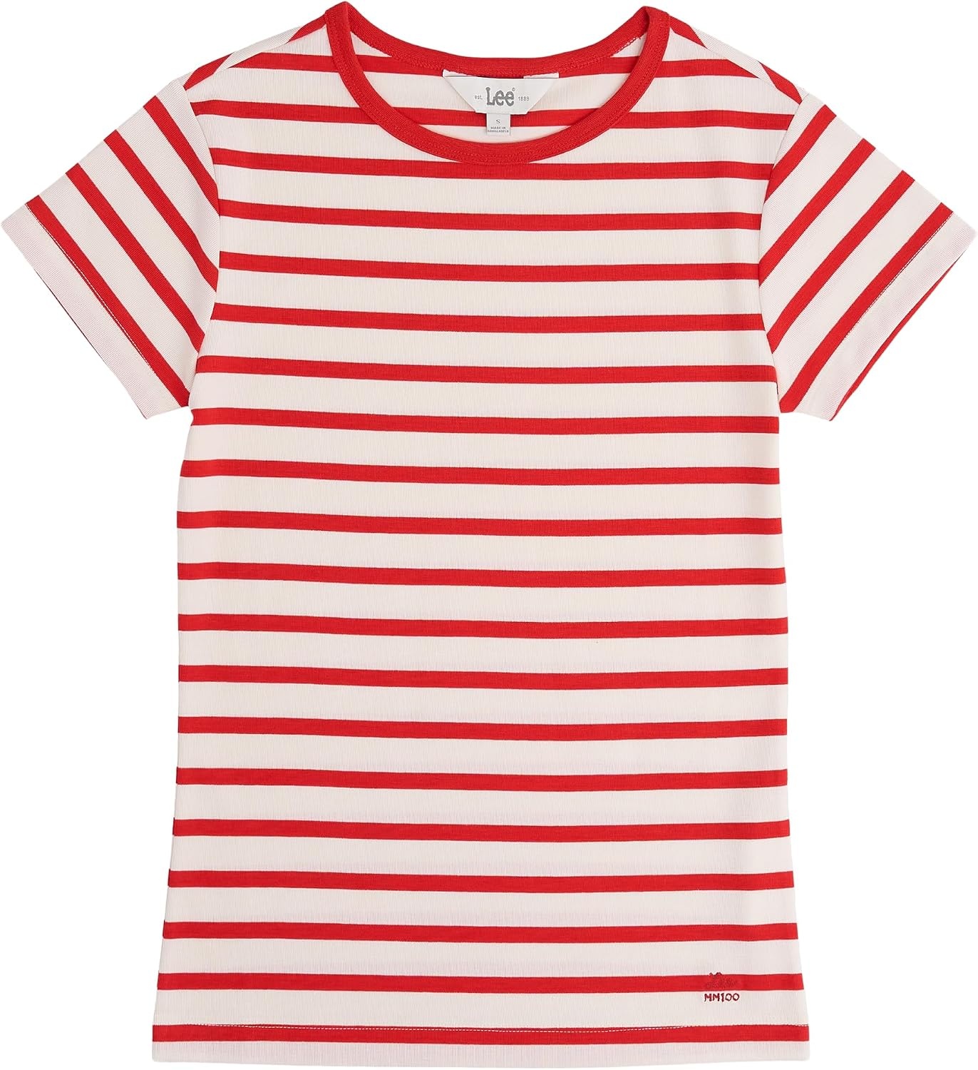 image:imageLee Womens X Marilyn Monroe Baby TeeRed White Stripe