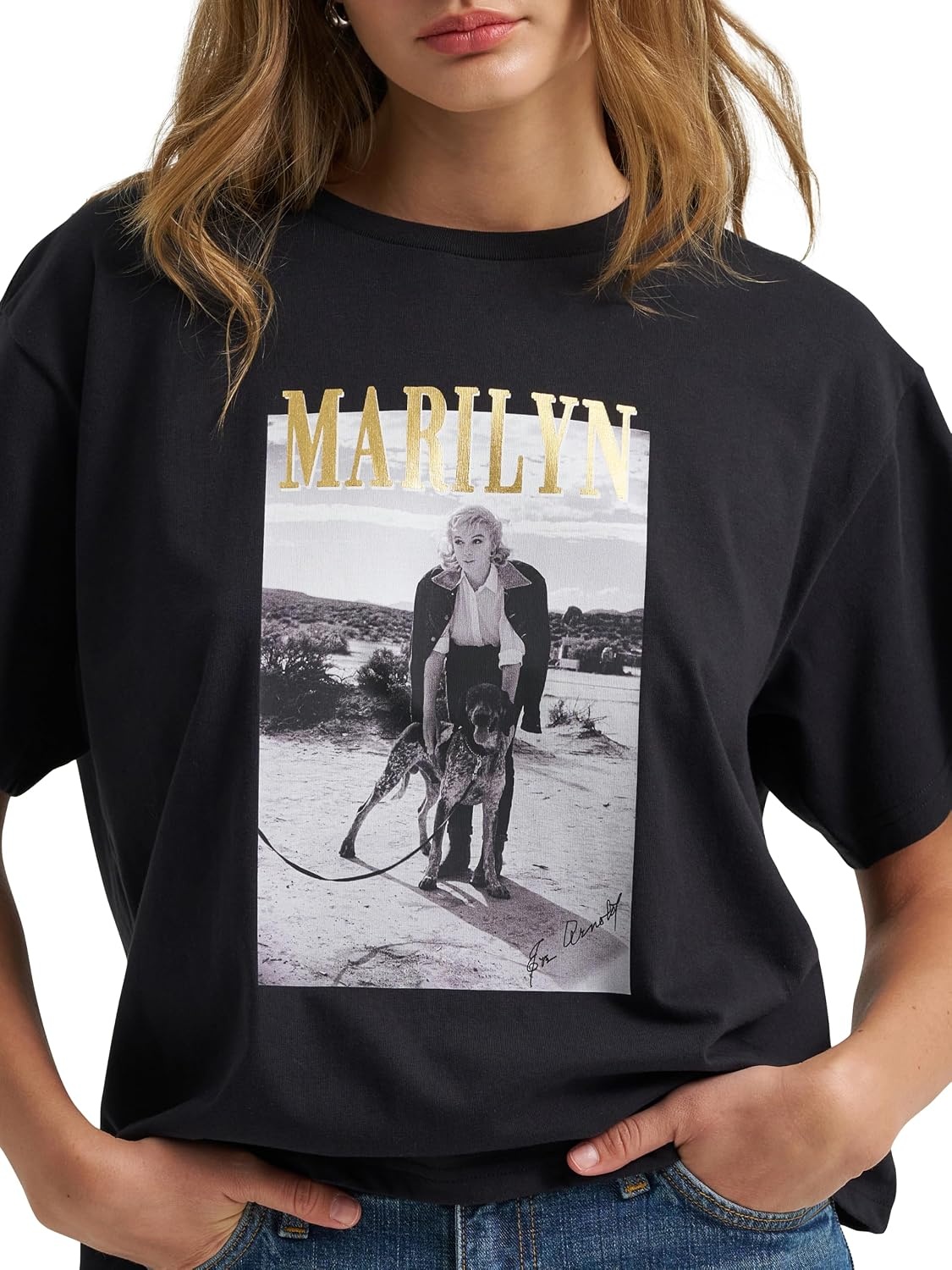 image:imageLee Womens X Marilyn Monroe Girlfriend TeeBlack Beauty