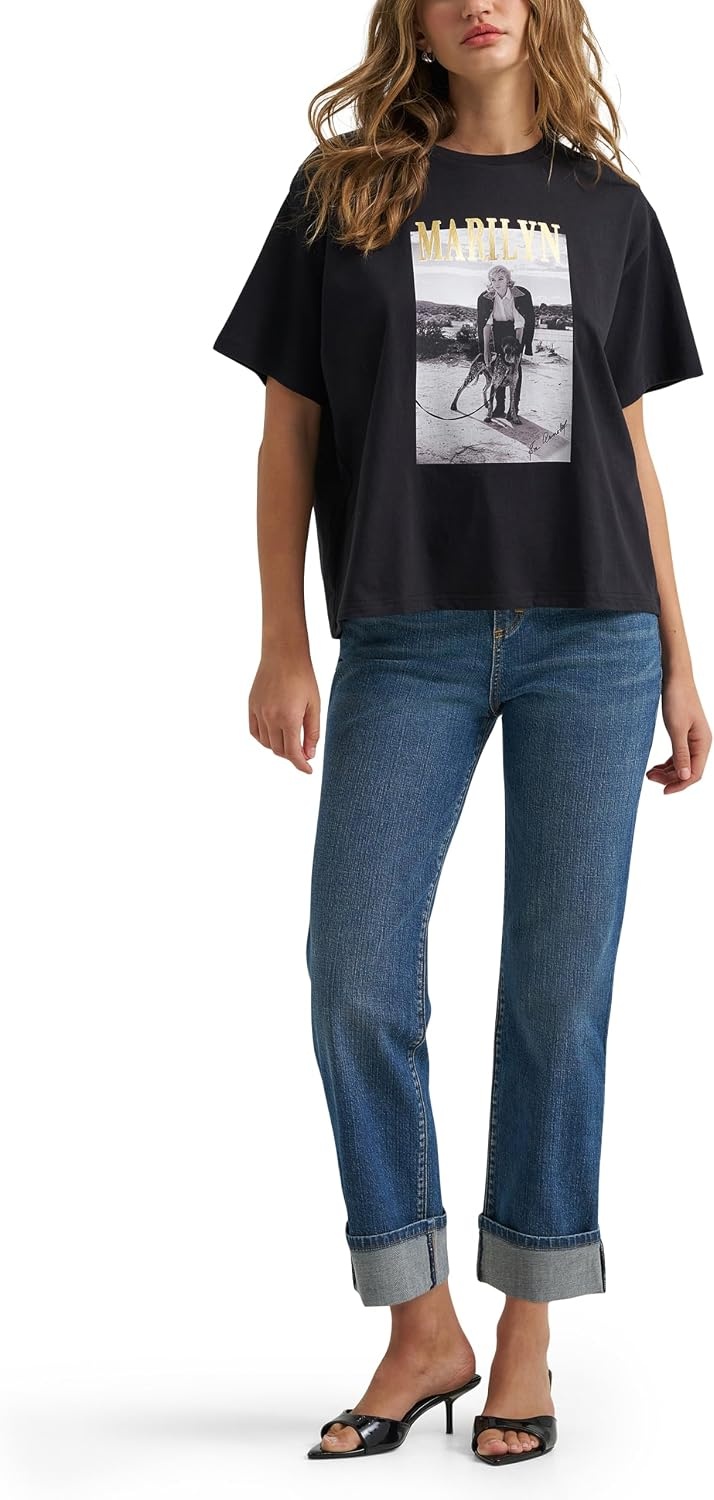 image:imageLee Womens X Marilyn Monroe Girlfriend TeeBlack Beauty
