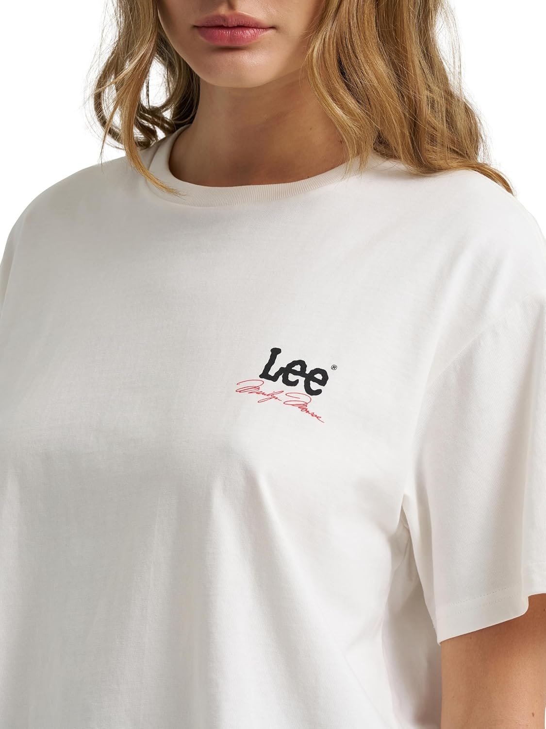 image:imageLee Womens X Marilyn Monroe Girlfriend TeeStar White