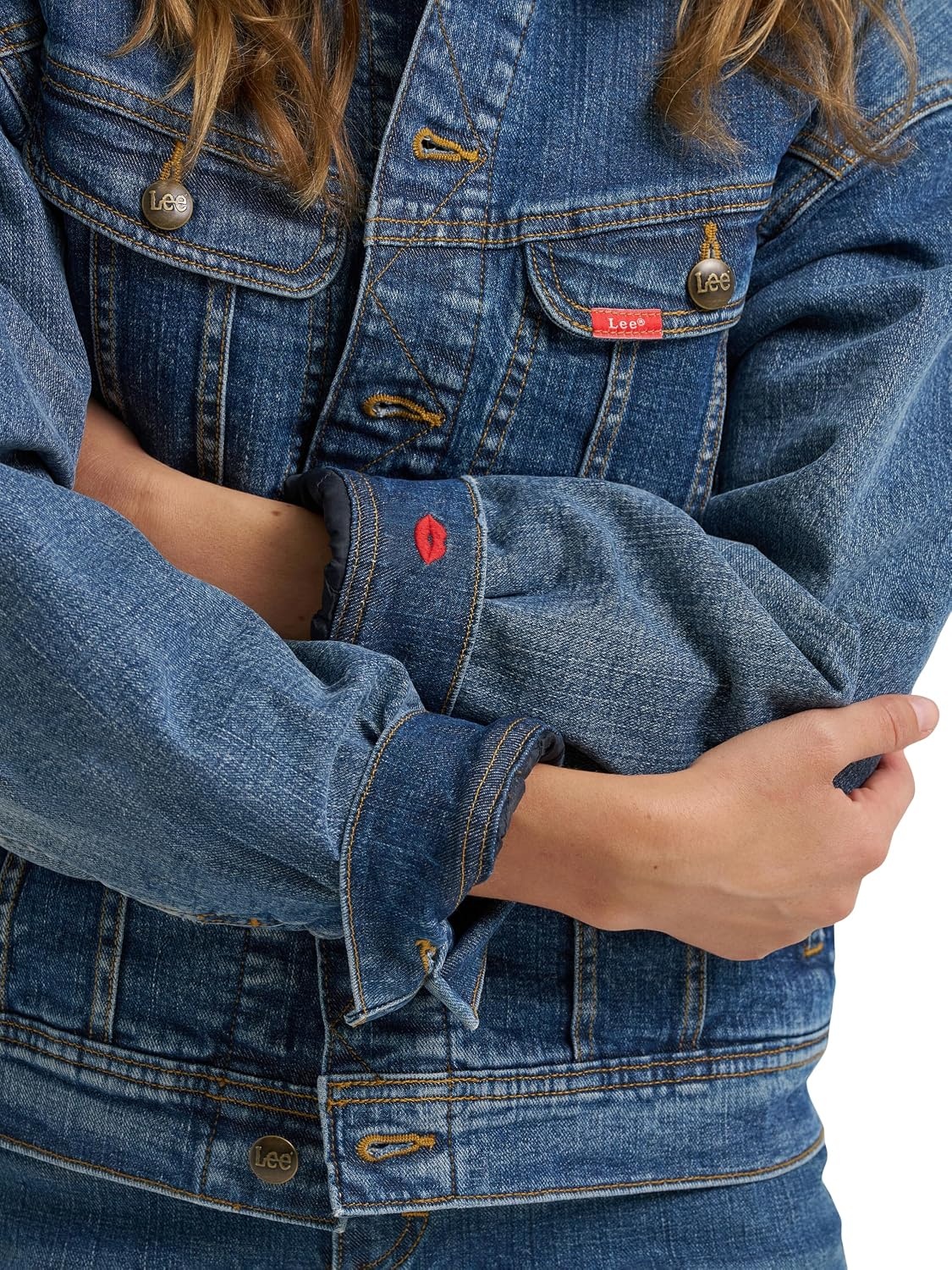 image:imageLee Womens X Marilyn Monroe Storm Rider JacketMid Wash