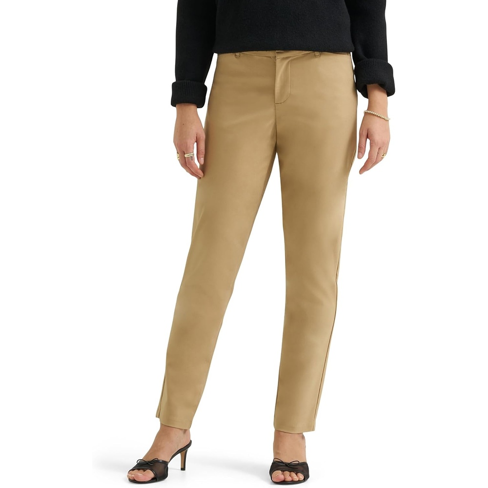 image:imageLee Womens Ultra Lux Comfort Flex Motion Straight PantSettler Tan