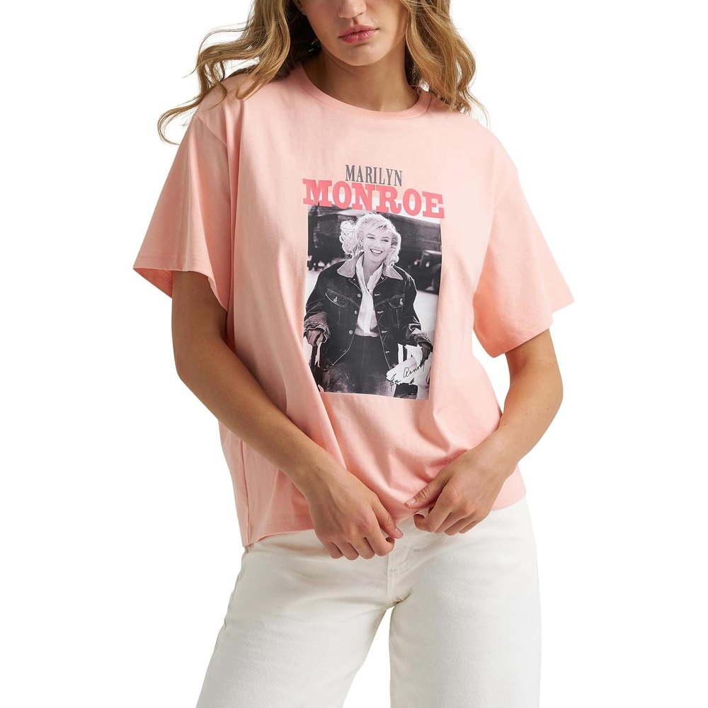 image:imageLee Womens X Marilyn Monroe Girlfriend TeePeach Bud