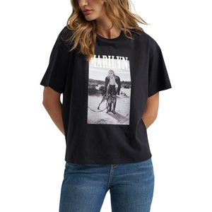 Lee Women’s X Marilyn Monroe Girlfriend Tee(Black Beauty)