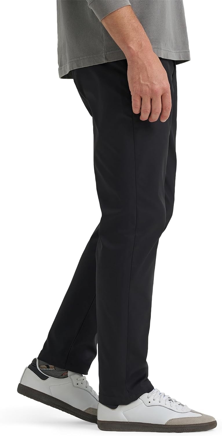 image:imageLee Mens Extreme Motion Regular Taper Chino PantBlack