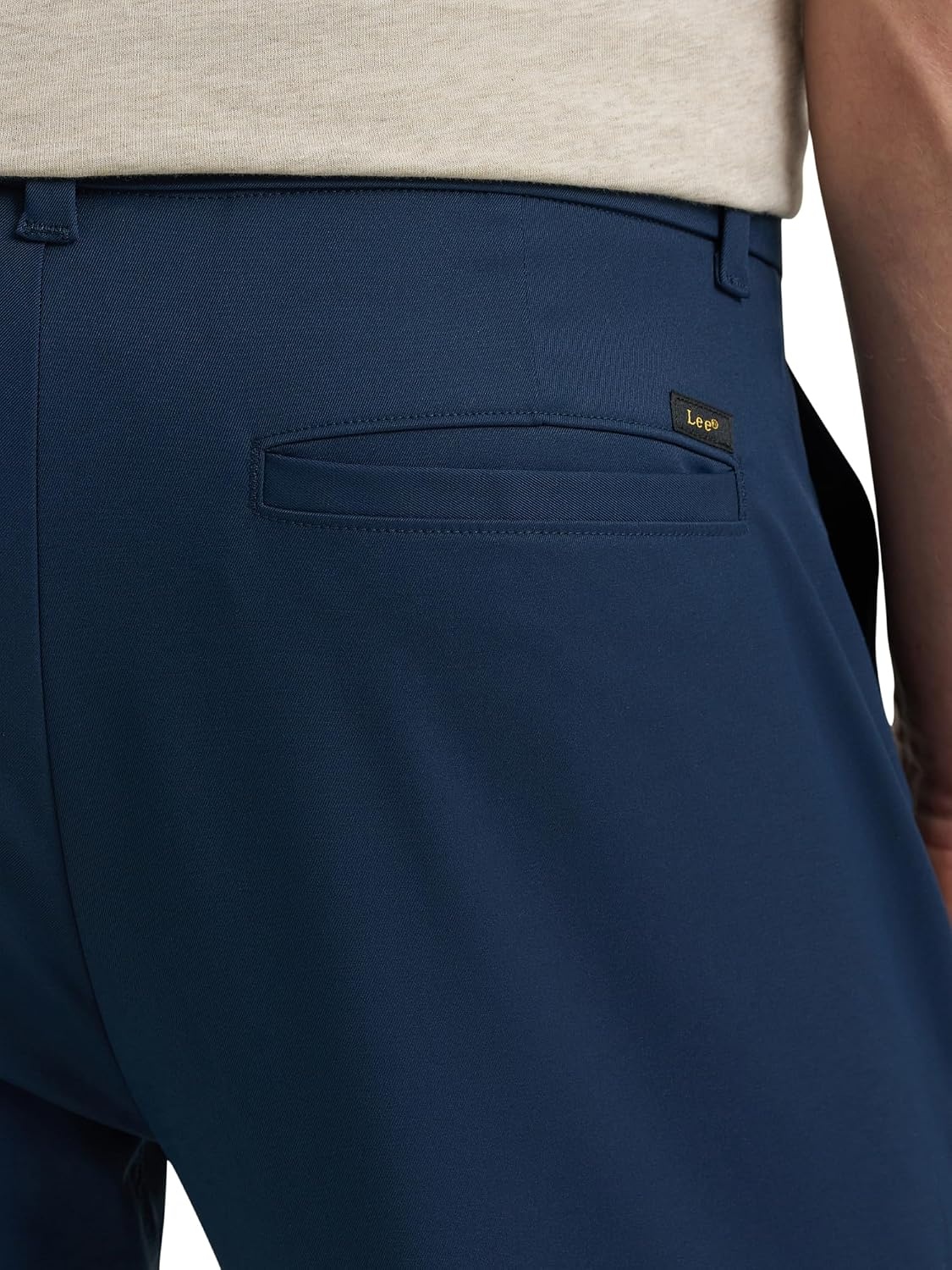 image:imageLee Mens Extreme Motion Regular Taper Chino PantMood Indigo
