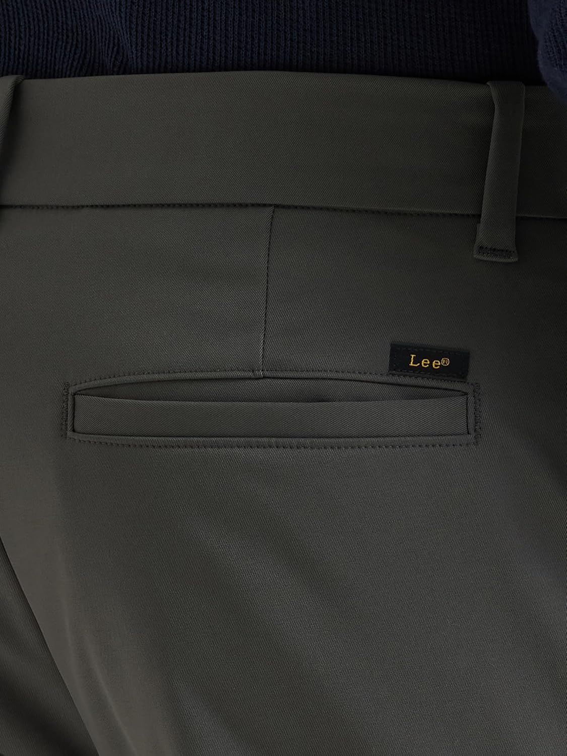 image:imageLee Mens Extreme Motion Regular Taper Chino PantStatic Gray