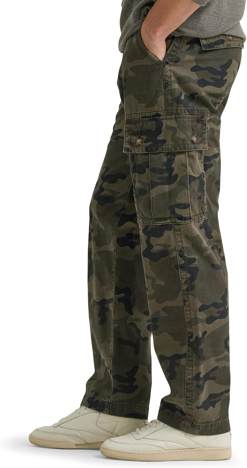 image:imageLee Mens Legendary Loose Cargo PantDark Olive Camo