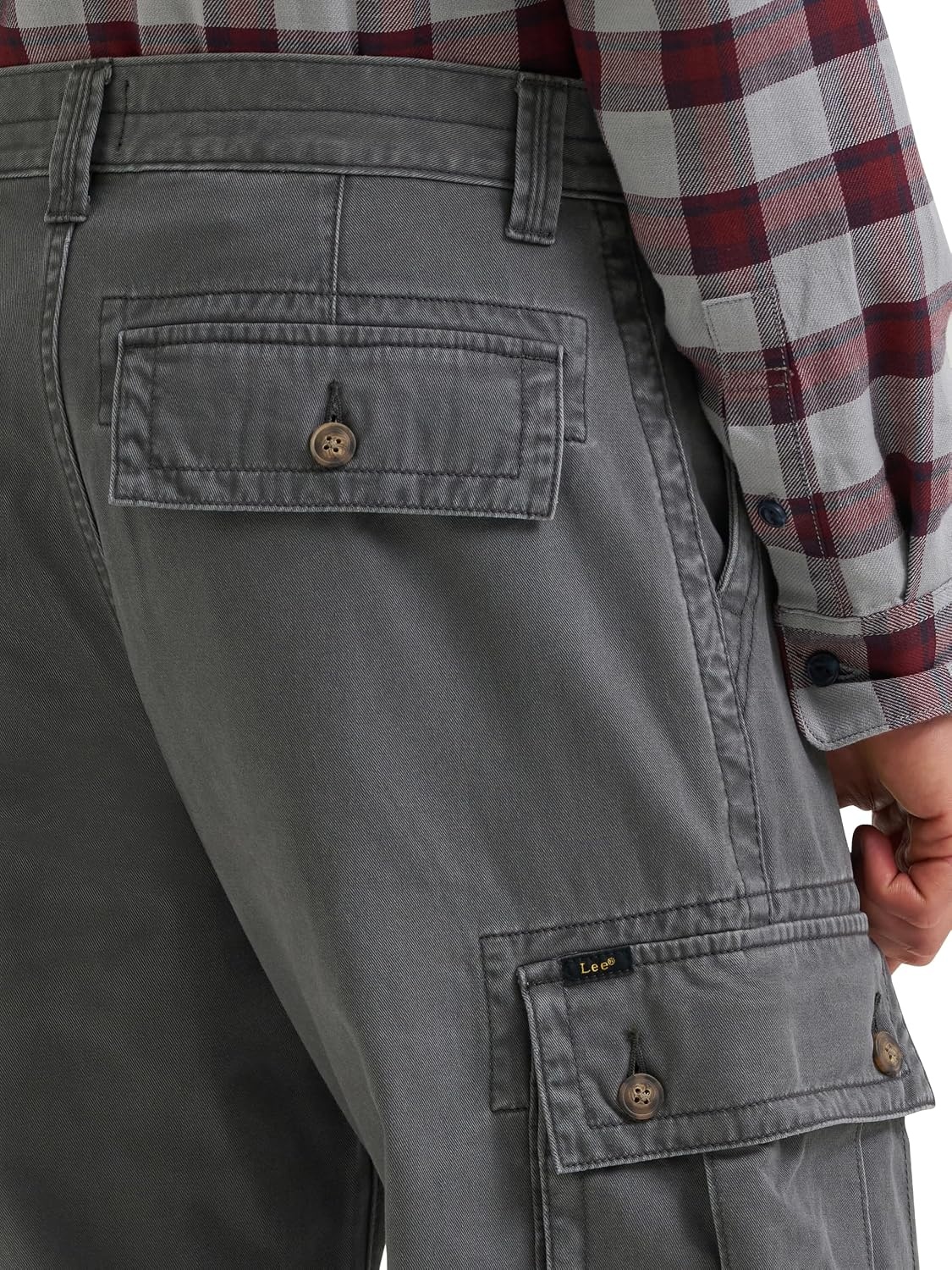 image:imageLee Mens Legendary Loose Cargo PantStatic Gray