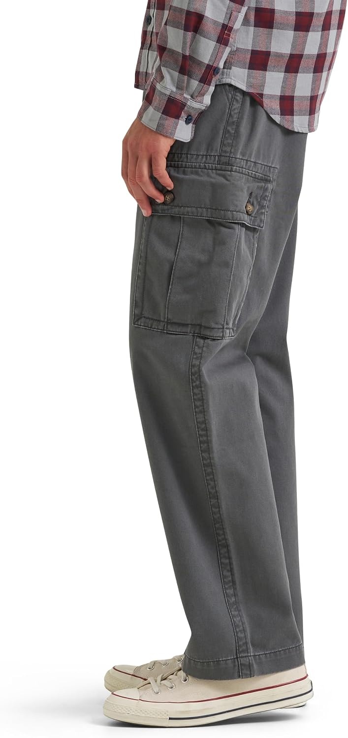image:imageLee Mens Legendary Loose Cargo PantStatic Gray