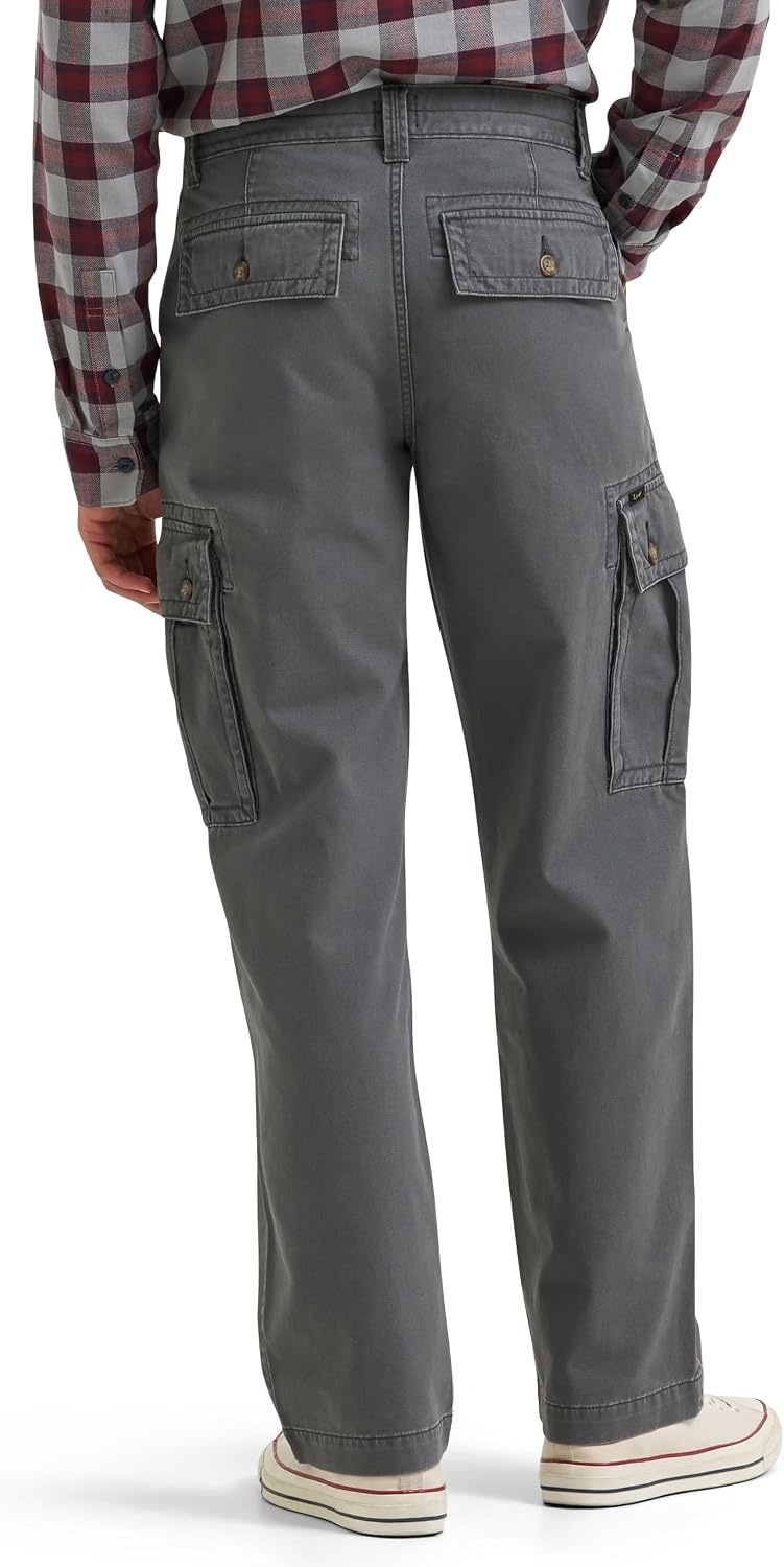 image:imageLee Mens Legendary Loose Cargo PantStatic Gray