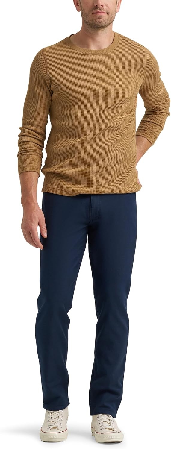 image:imageLee Mens Legendary Regular Taper PantRivet Navy