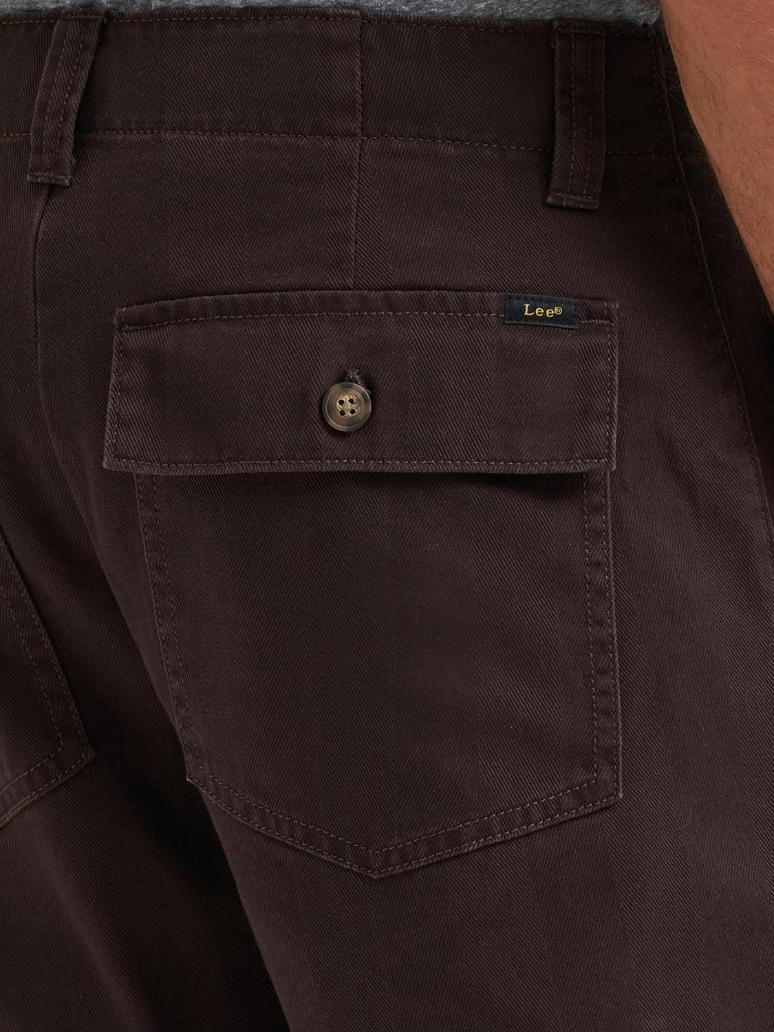 image:imageLee Mens Legendary Relaxed Utility PantChocolate Torte