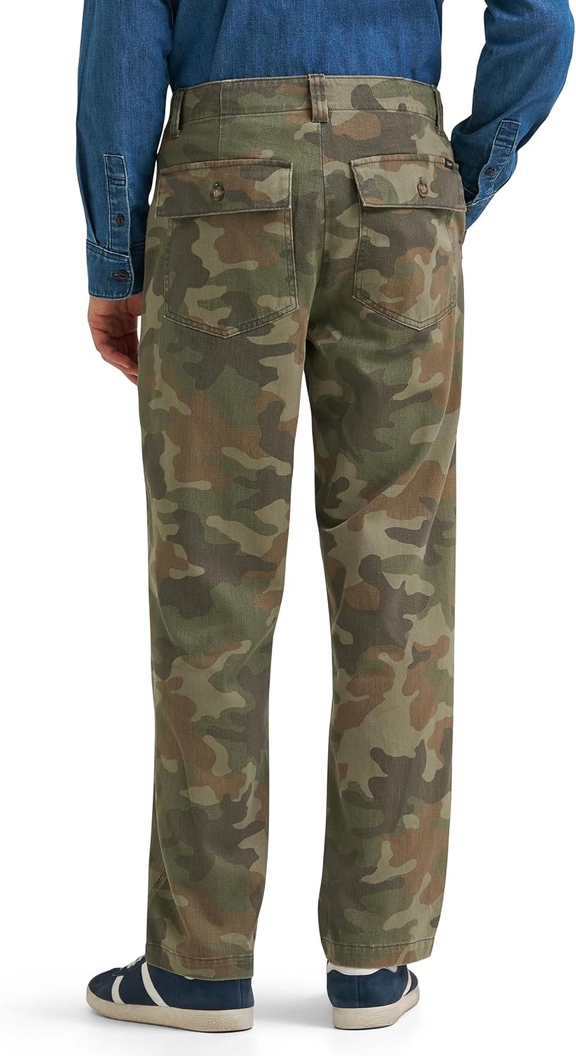 image:imageLee Mens Legendary Relaxed Utility PantWoodland Camo