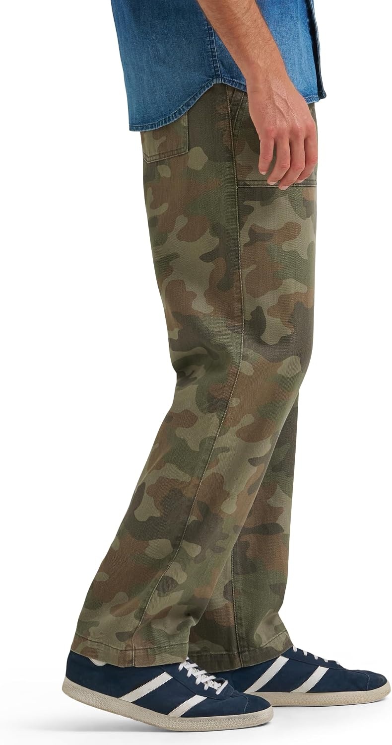 image:imageLee Mens Legendary Relaxed Utility PantWoodland Camo