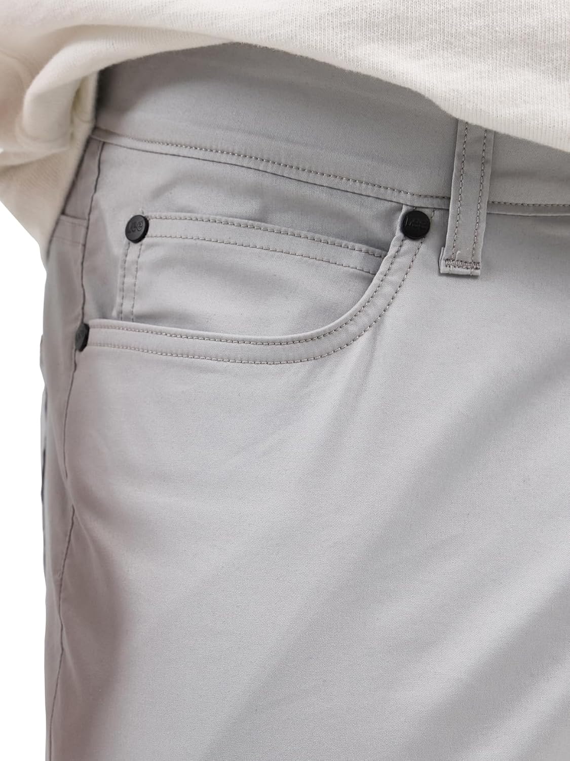 image:imageLee Mens X Lite 5Pocket Casual PantDrizzle