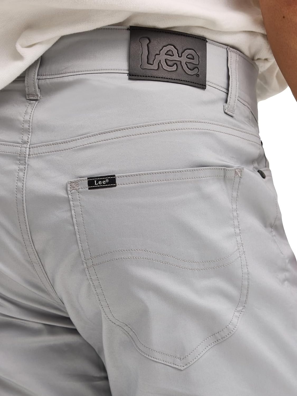 image:imageLee Mens X Lite 5Pocket Casual PantDrizzle