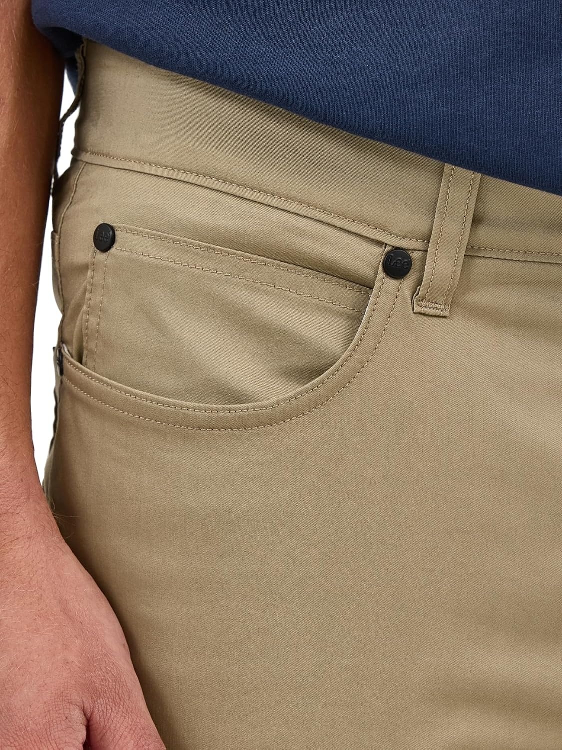 image:imageLee Mens X Lite 5Pocket Casual PantKansas City Khaki