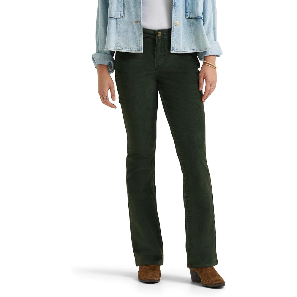 image:imageLee Womens Legendary Mid Rise Bootcut JeanDeep Depths Corduroy