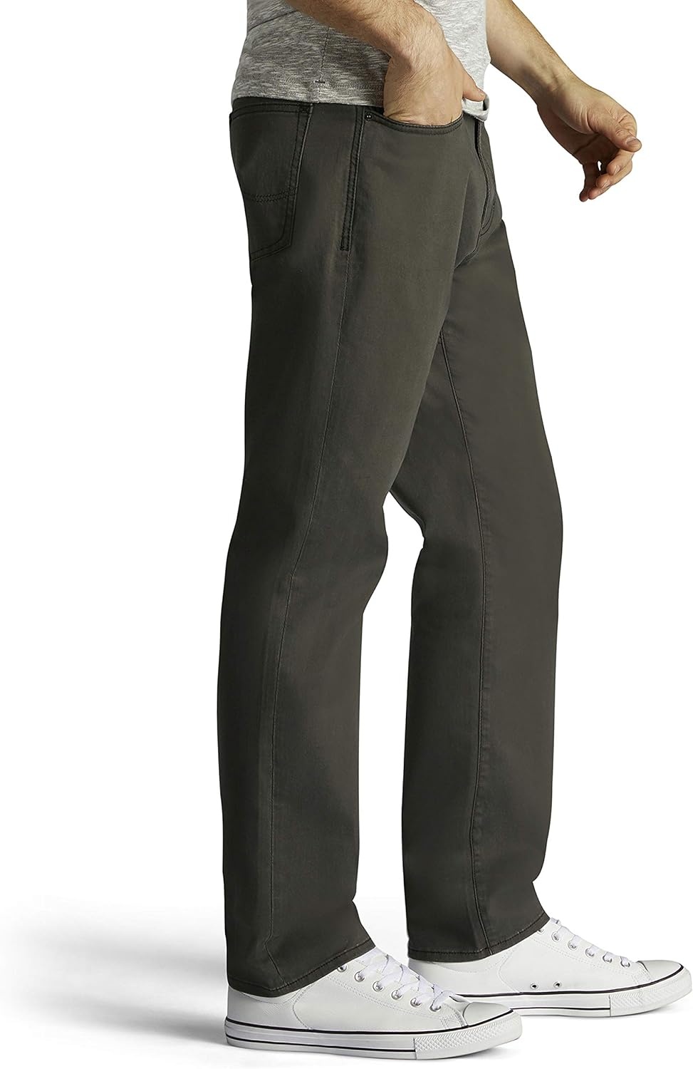 image:imageLee Mens Big amp Tall Extreme Motion Athletic Taper JeanDark Gray