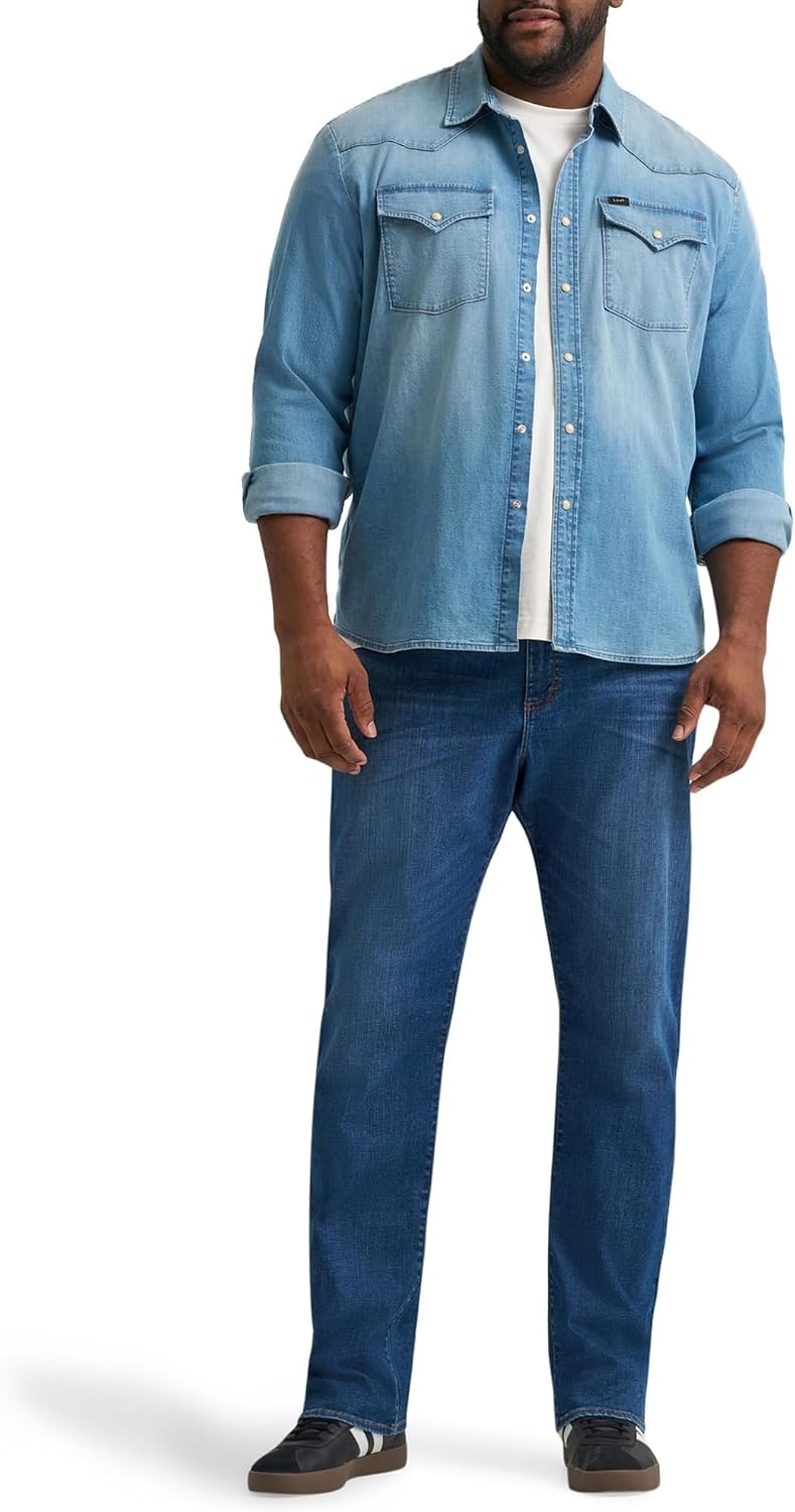 image:imageLee Mens Big amp Tall Extreme Motion Athletic Taper JeanEllos