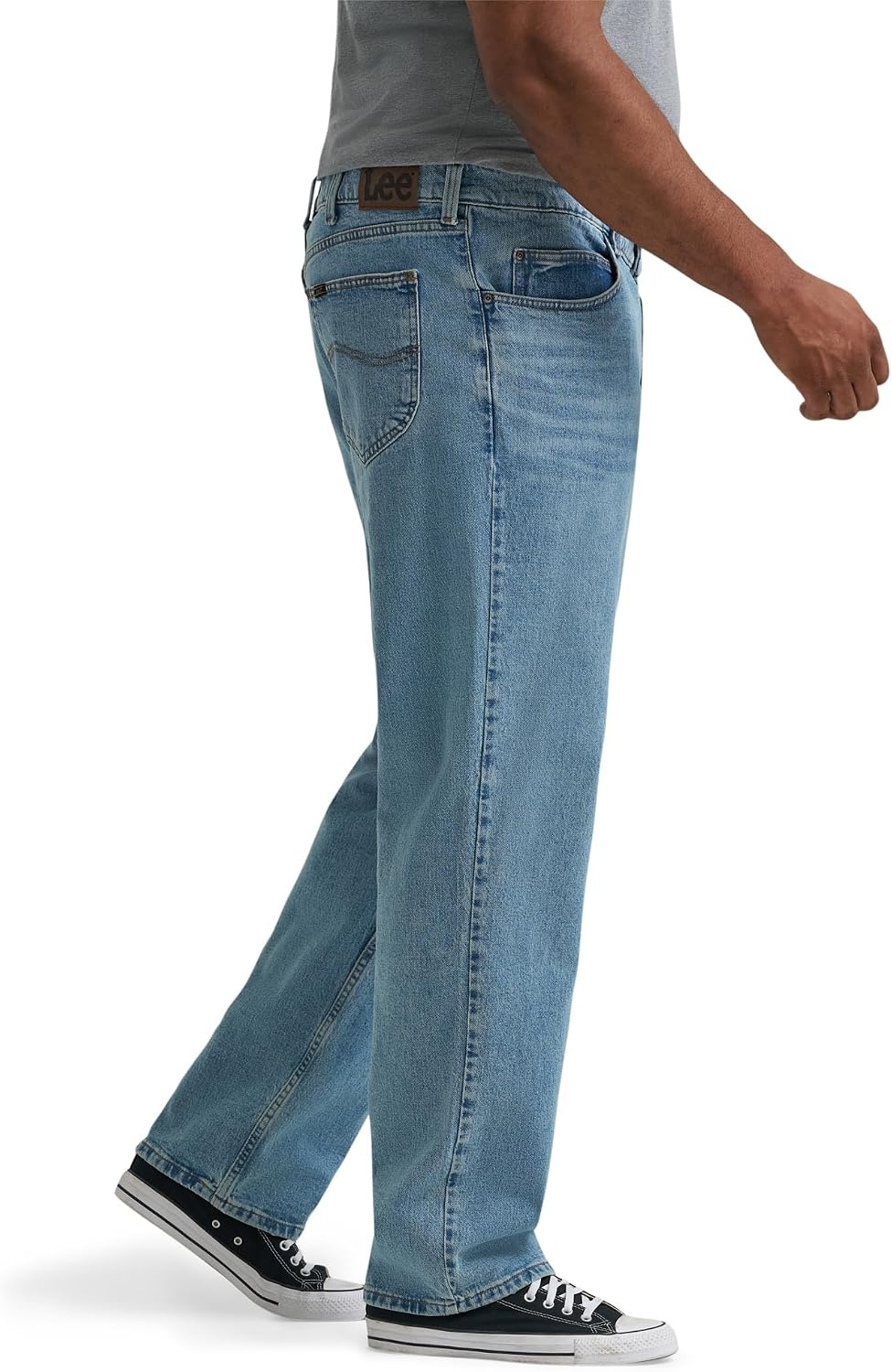 image:imageLee Mens Big amp Tall Legendary Relaxed Straight JeanIcey Blue