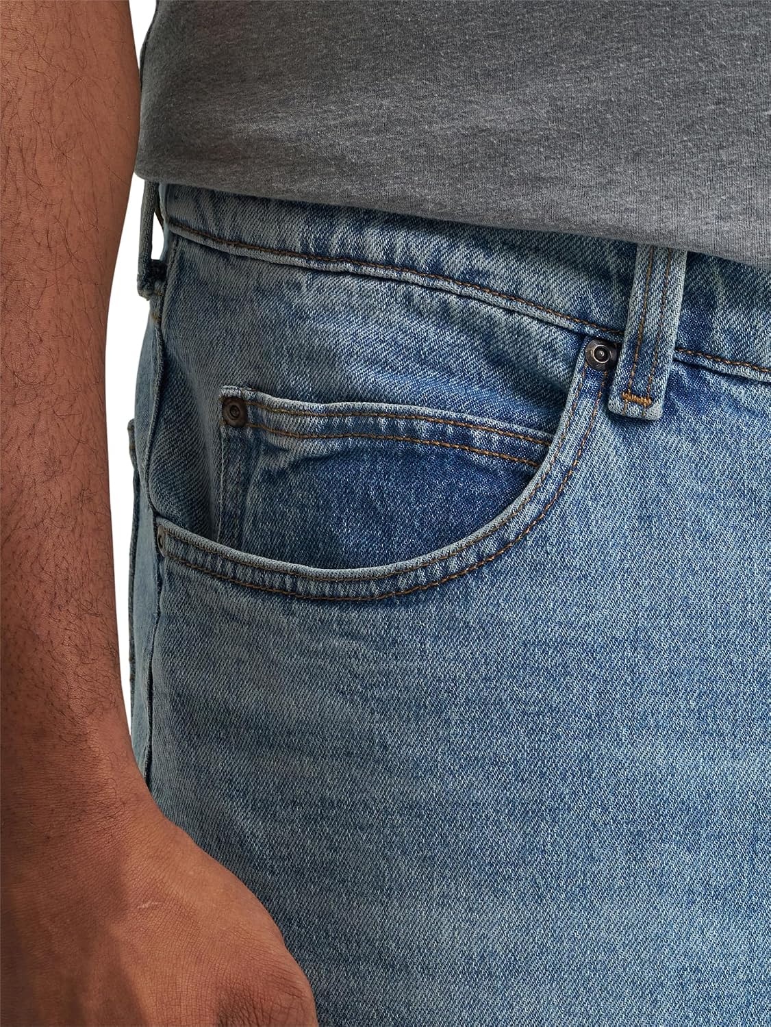 image:imageLee Mens Big amp Tall Legendary Relaxed Straight JeanIcey Blue