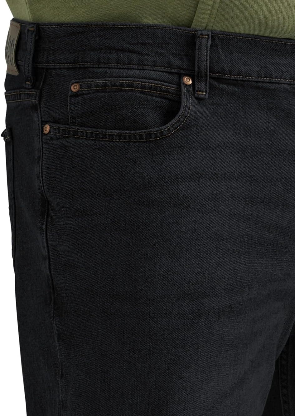 image:imageLee Mens Big amp Tall Legendary Relaxed Straight JeanOverdye Black
