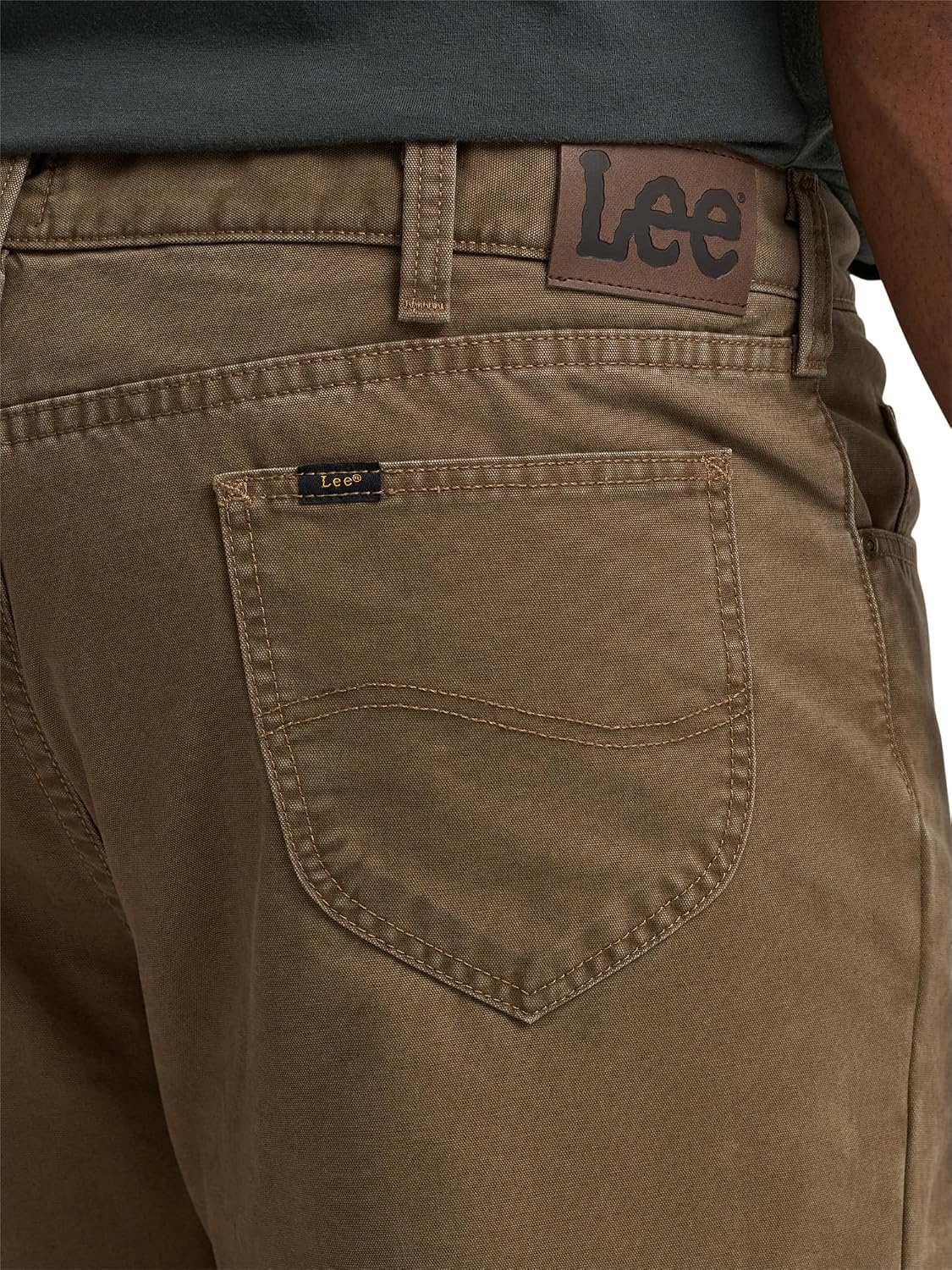 image:imageLee Mens Big amp Tall Legendary Relaxed Straight JeanTeak Plaid Flannel Lined