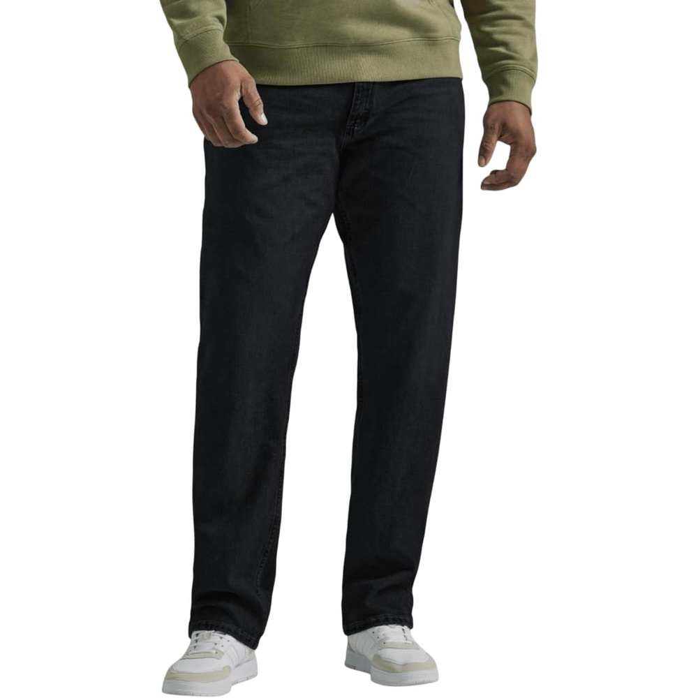 image:imageLee Mens Big amp Tall Legendary Relaxed Straight JeanOverdye Black