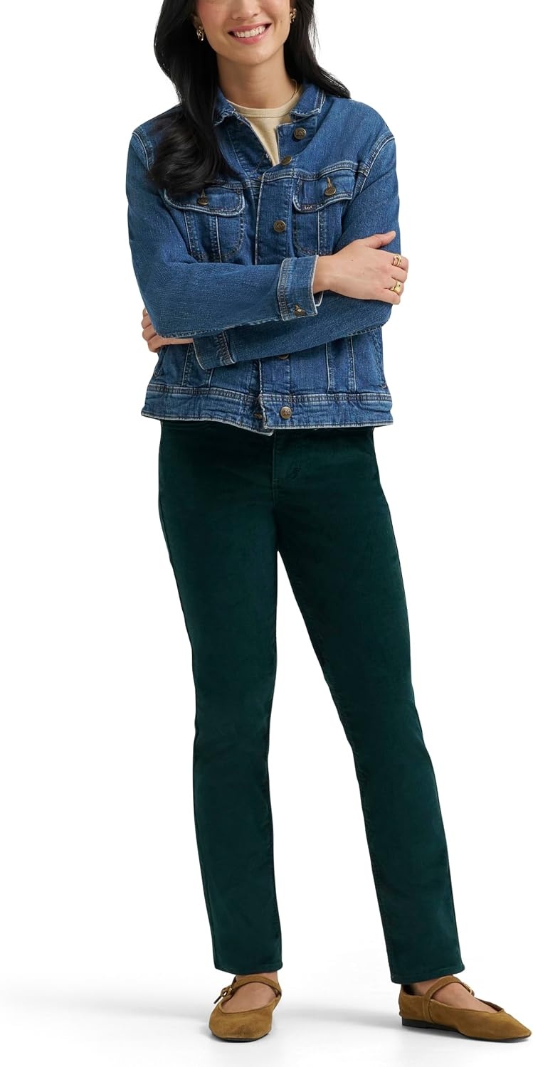 image:imageLee Womens Legendary Mid Rise Straight Leg JeanPonderosa Pine Corduroy